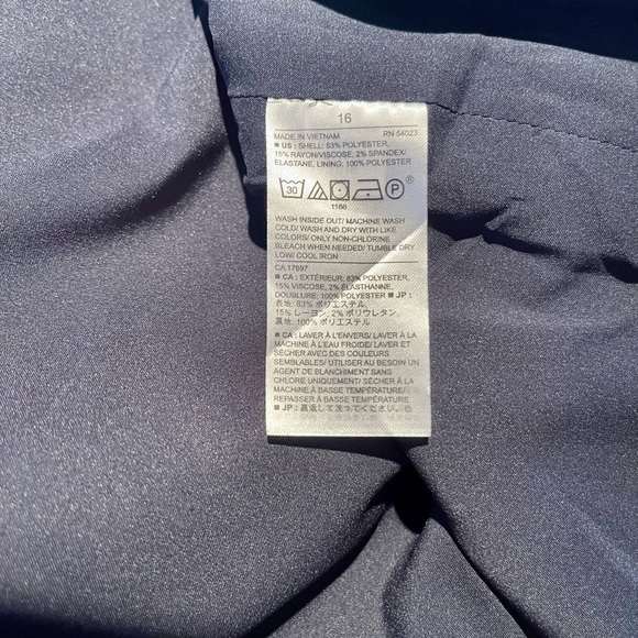 Banana Republic Navy
Stripe Faux Wrap A-Line Skirt Banana Republic Factory - Picture 6 of 10